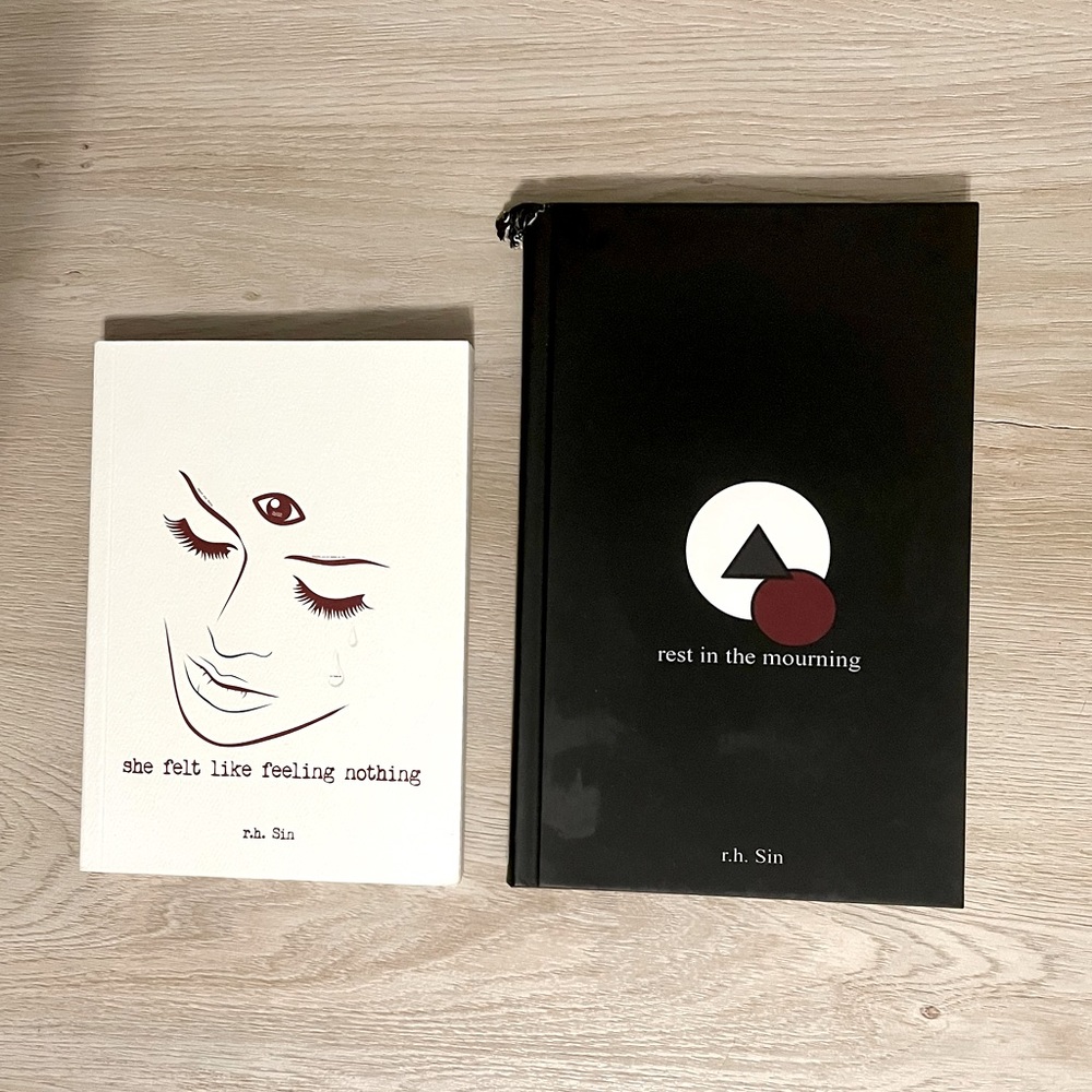 Two R.H. Sin poems book